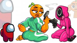 Амогус ПРОТИВ БРЕЙНРОТА x СПРУНКИ x Игра в кальмара - УДИН ДИН ДИН ДАН