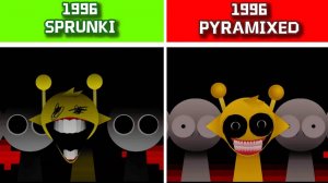 INCREDIBOX SPRUNKI '96 🎛️ | PYRAMIXED HORROR VS NORMAL 😱 | БАЙТ-НОСТАЛЬГИЯ 📼