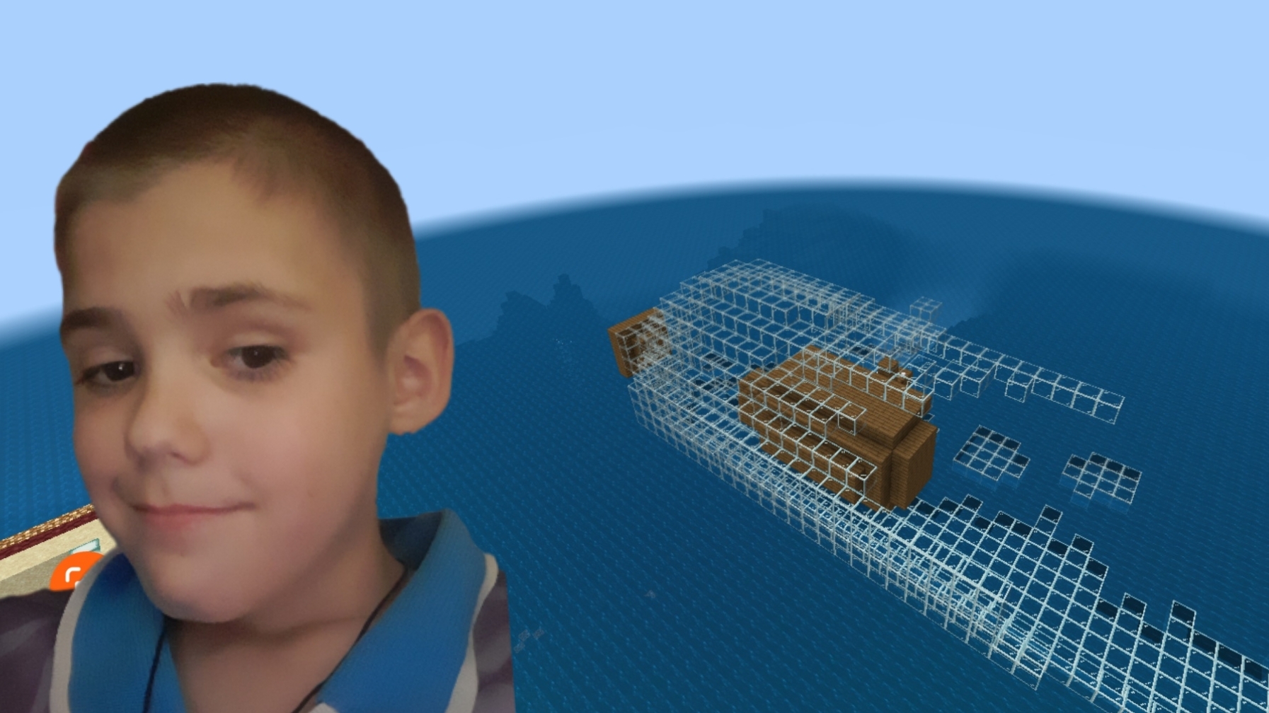 😱СДЕЛАЛИ РАЗБИТУЮ БУЬЫЛКУ С КОРАБЛЁМ 👍🏻!!!﹥MINECRAFT ПРОЭКТ☺️