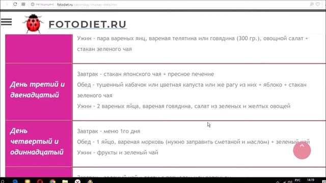 Японская чайная диета на 14 дней минус 5-7 кг смотреть онлайн