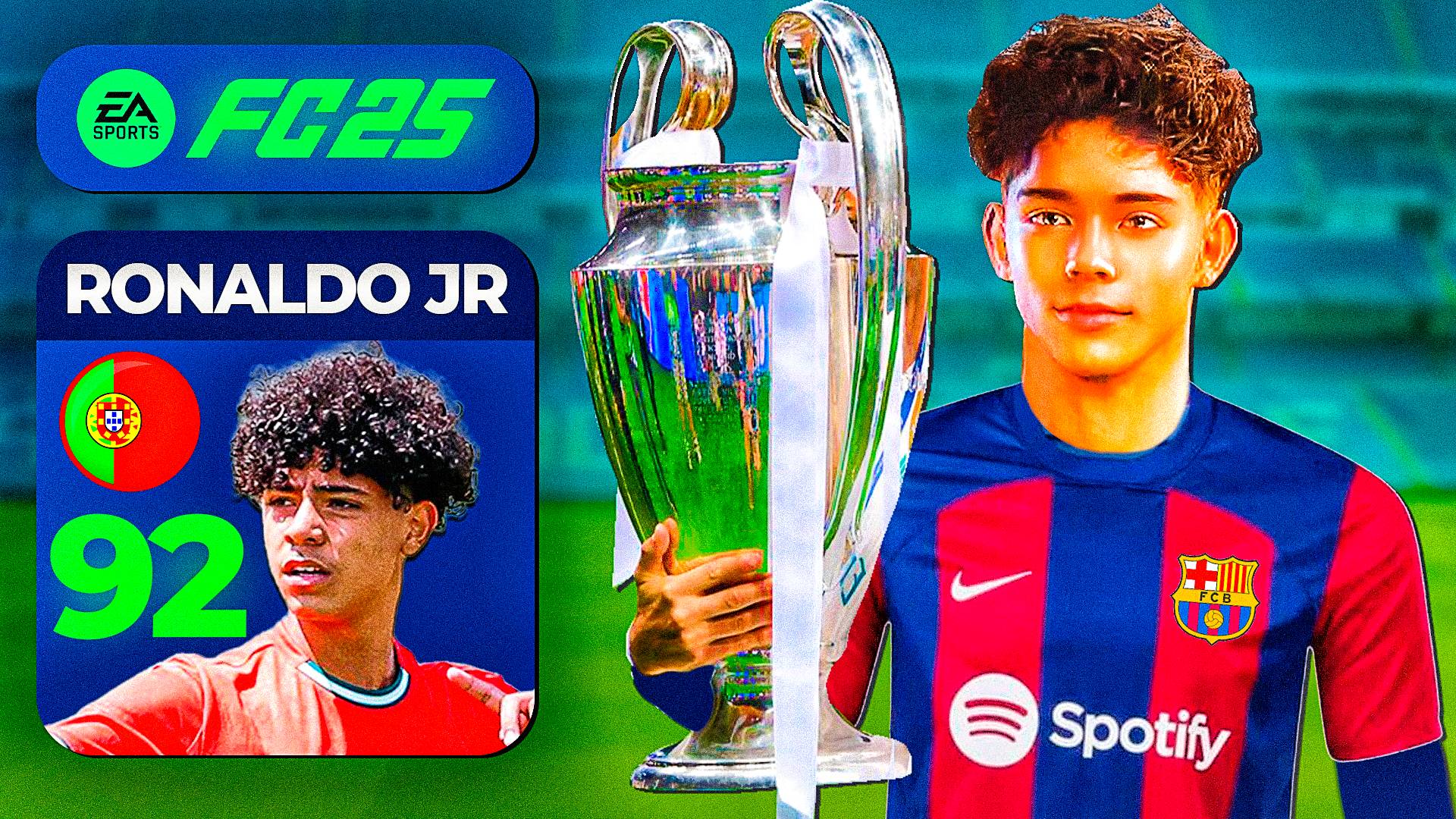 НОВЫЙ КЛУБ RONALDO JR и ПЕРВАЯ ЛЧ - КАРЬЕРА ЗА RONALDO JR #2 смотреть онлайн