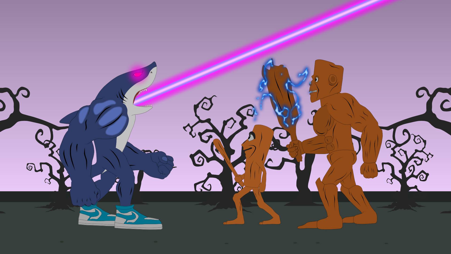 Тралалеро Тралала против Тунг Тунг Тунг Сахура | Анимация смотреть онлайн