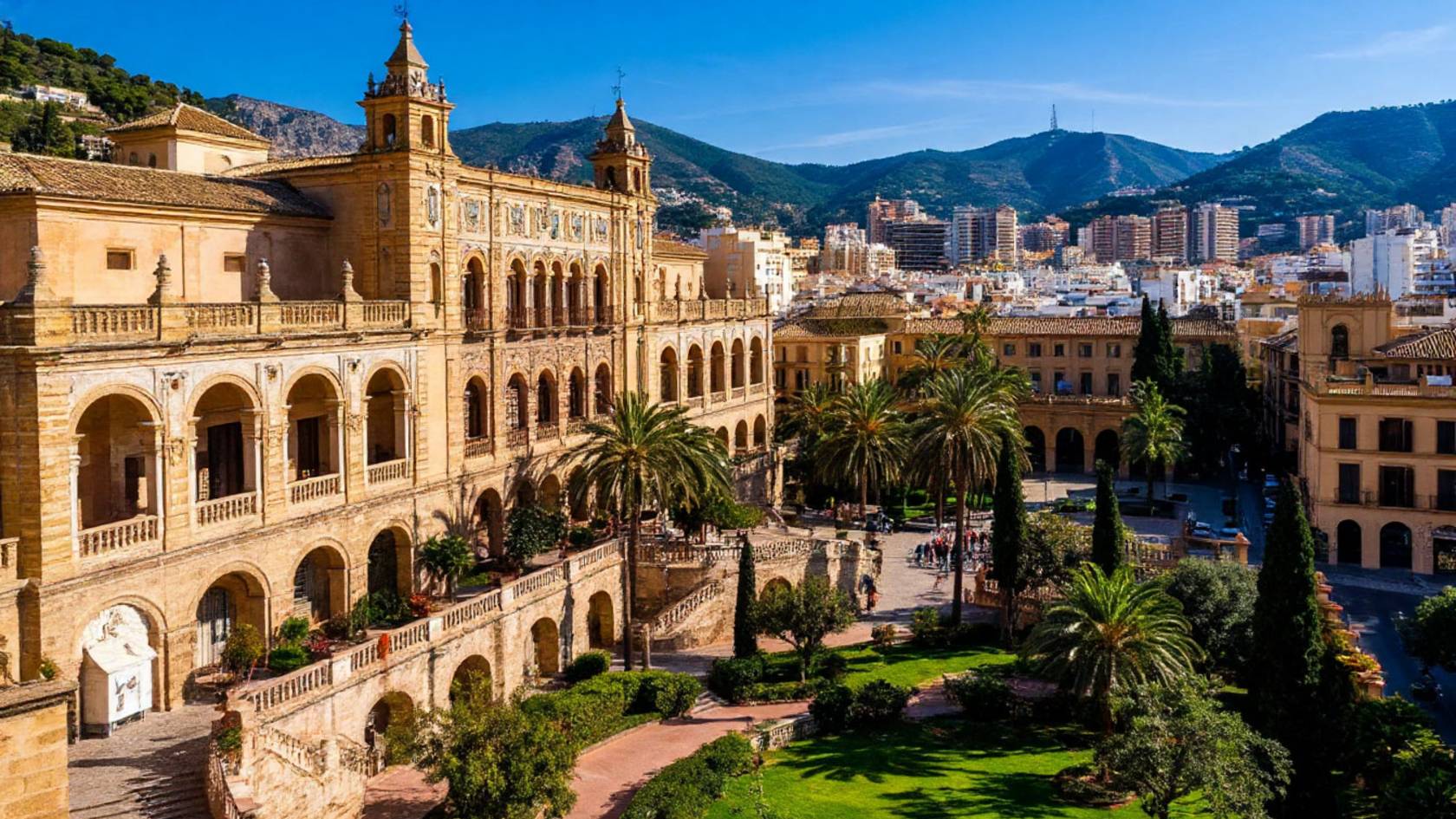 Малага, Испания. Летняя пешеходная экскурсия в формате 4K | #шариклайф смотреть онлайн