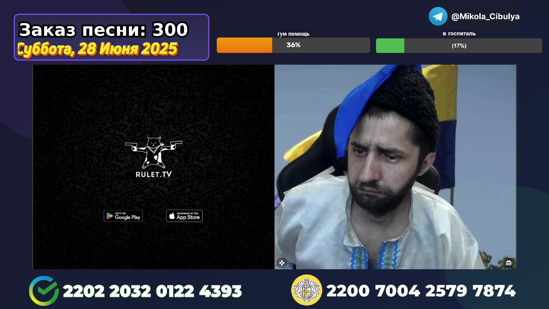 ГУМ стрим с Миколой Цибулей смотреть онлайн