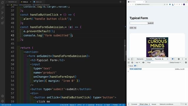 32. Form Submission - Button Example смотреть онлайн