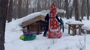 Землянка у ручья - конец. Масленица в землянке. Мясной день