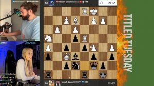 СЛЁЗКИ ФАРРУХА И КОГОТЬ БОБРА! // FM МАКСИМ ОМАРИЕВ vs WCM HANNAH SAYCE #шахматы #chess