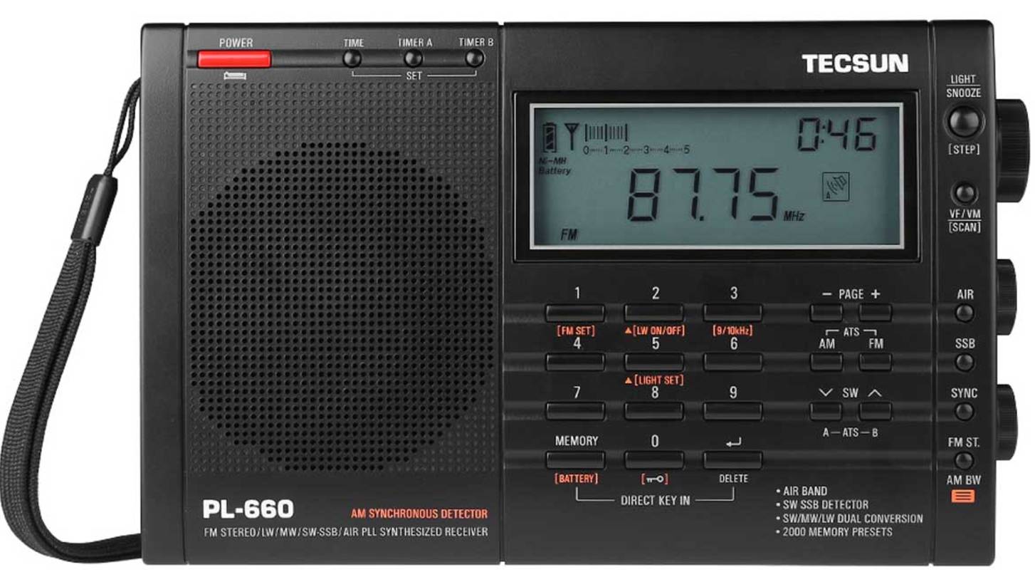 Радиоприёмники Tecsun pl-660 и Tecsun pl-330 смотреть онлайн