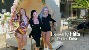 Прогулка по Беверли Хиллс. Родео Драйв. США. Калифорния
