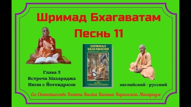 13.11.2024 - Лекция 15 -  Шримад Бхагаватам, Песнь 11 - Глава 2, стихи 48-49 - англ-рус