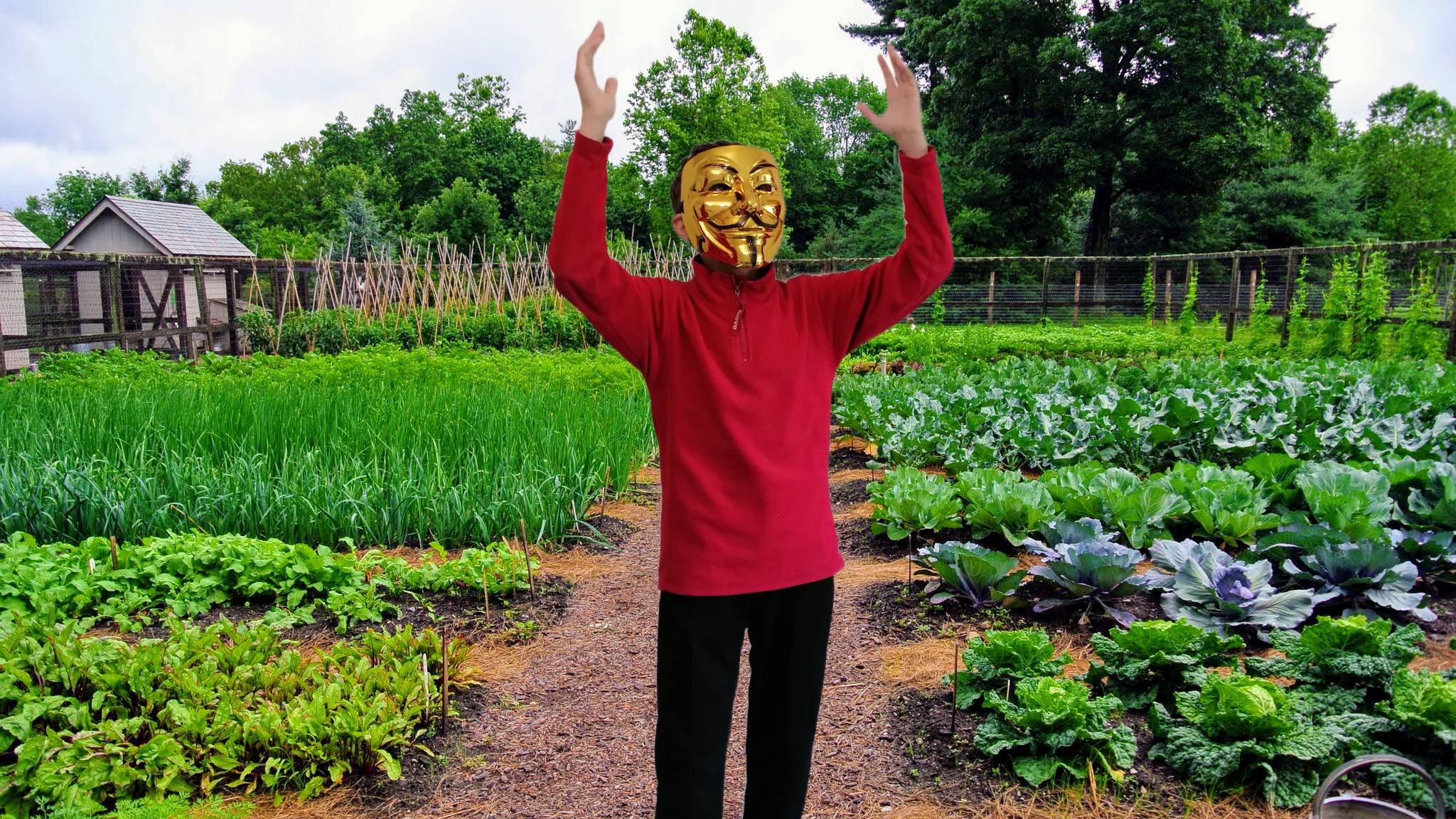 Я выжил 24 часа в ОГОРОДЕ!