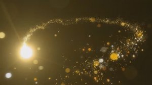 Звезды золотые, конфетти / Футаж переход