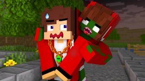 Джей Джей превратился в зомби! Что случилось?! Майнкрафт мультфильм