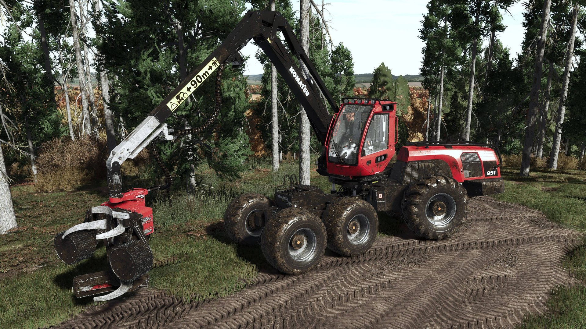 Farming Simulator 25 / Komatsu 951 работа в лесу смотреть онлайн