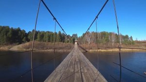 Отремонтированный мост в Усть-Ухте. Теплый Покров / Канал Ухта