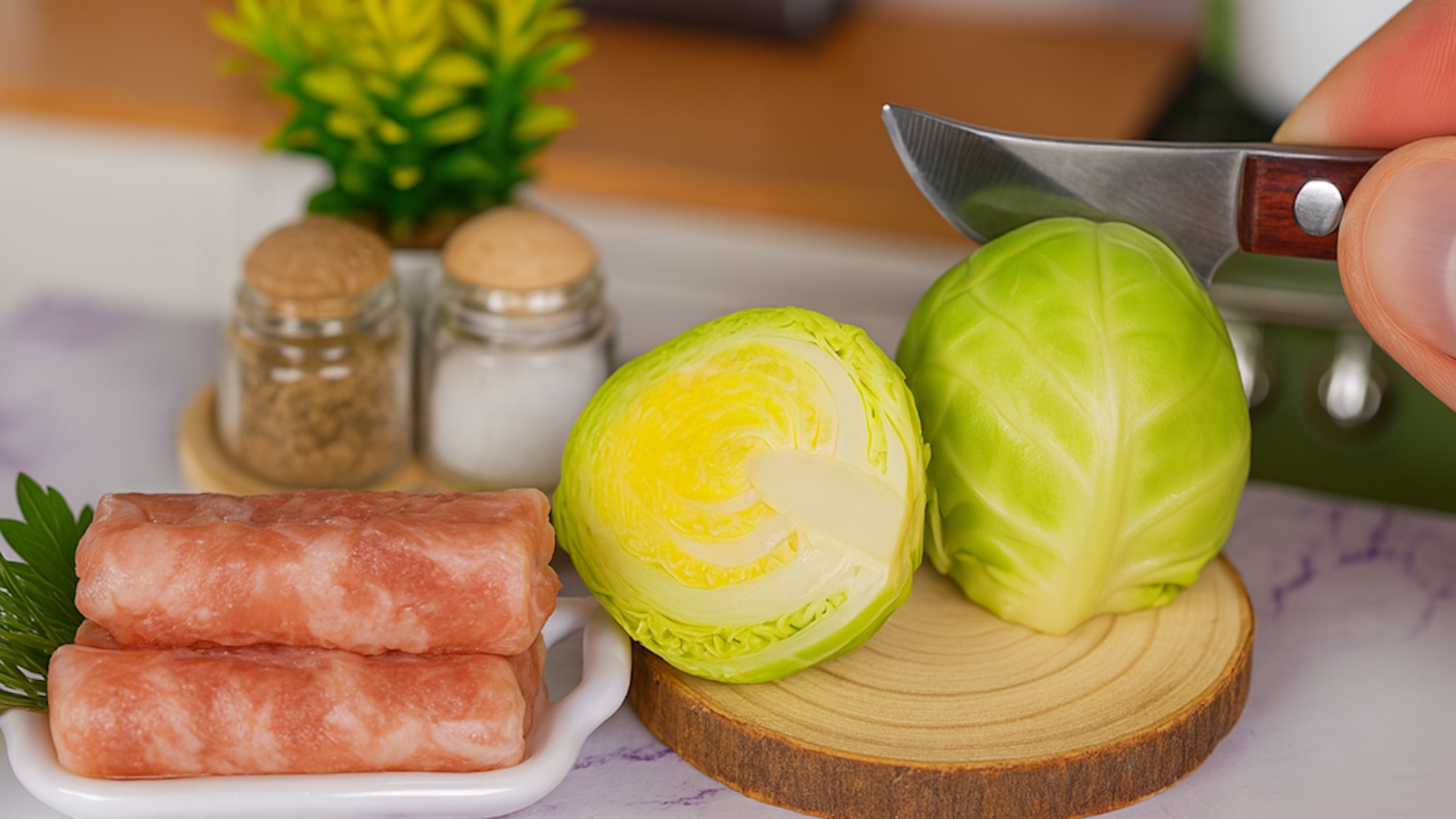 Мини Голубцы из Капусты | Настоящая Мини Еда | Мини Кухня смотреть онлайн