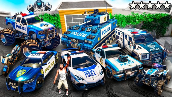 СОБРАЛ КОЛЛЕКЦИЮ ПОЛИЦЕЙСКИХ МАШИН В ГТА 5! РЕАЛЬНАЯ ЖИЗНЬ ВОРОВ ОБЗОР МОДА GTA 5 ОНЛАЙН