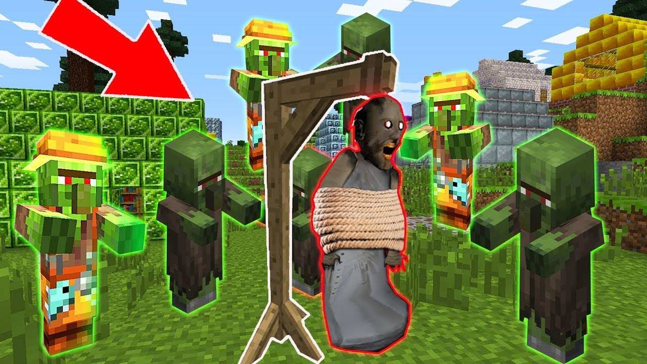 ЧТО СТАЛО С ЖИТЕЛЯМИ В ДЕРЕВНЕ БАБКИ ГРЕННИ В МАЙНКРАФТ НОВАЯ КОНЦОВКА GRANNY 3 смотреть онлайн