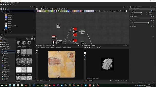 67、SD案例1-砖墙-材质细化3 手绘笔刷 смотреть онлайн