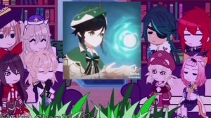 Реакция персонажей геншина на Венти 1/?