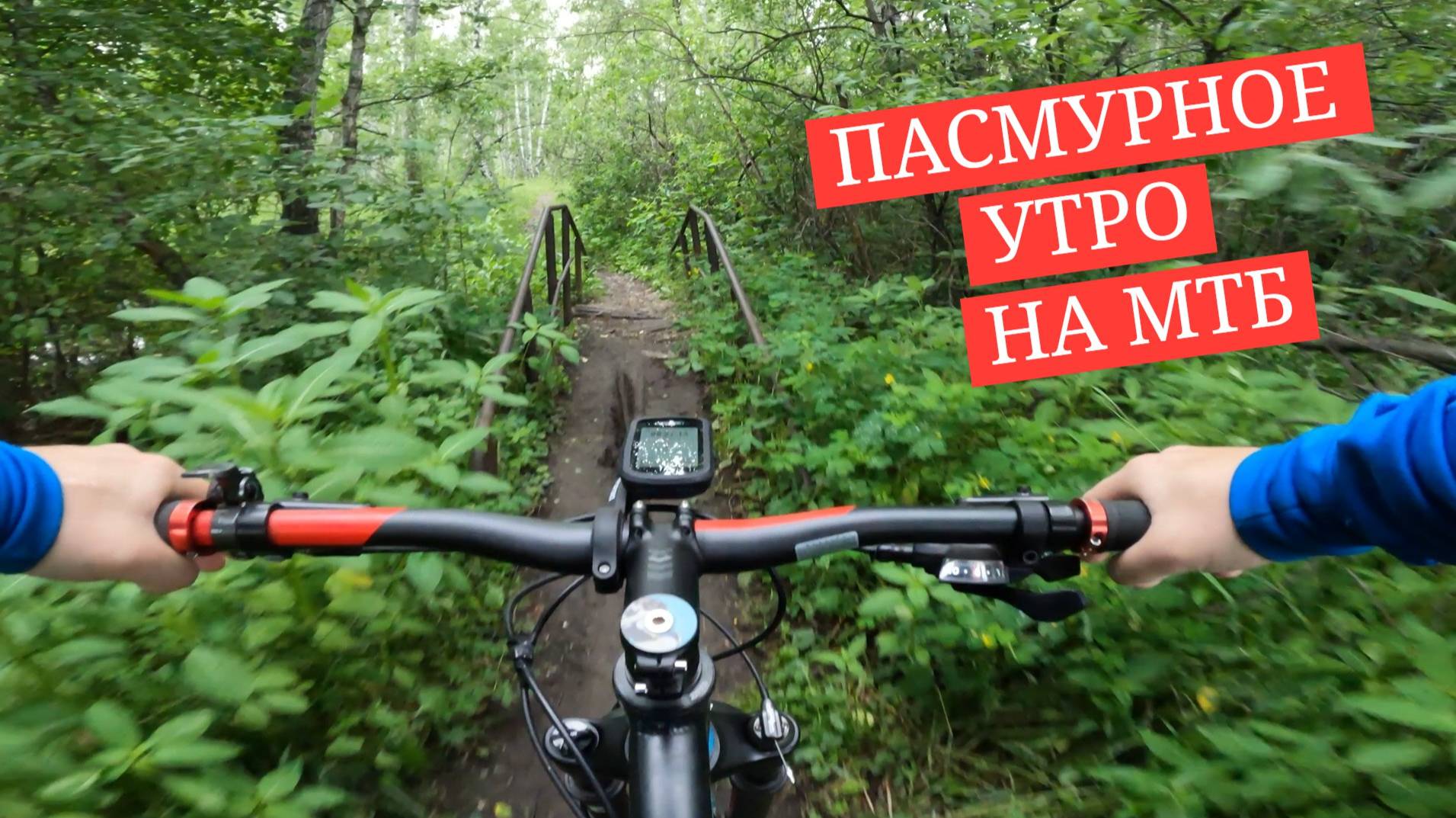 Пасмурное утро на МТБ