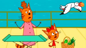 ТРИ КОТА - Отпуск - Развивающий мультик для детей - пазлы