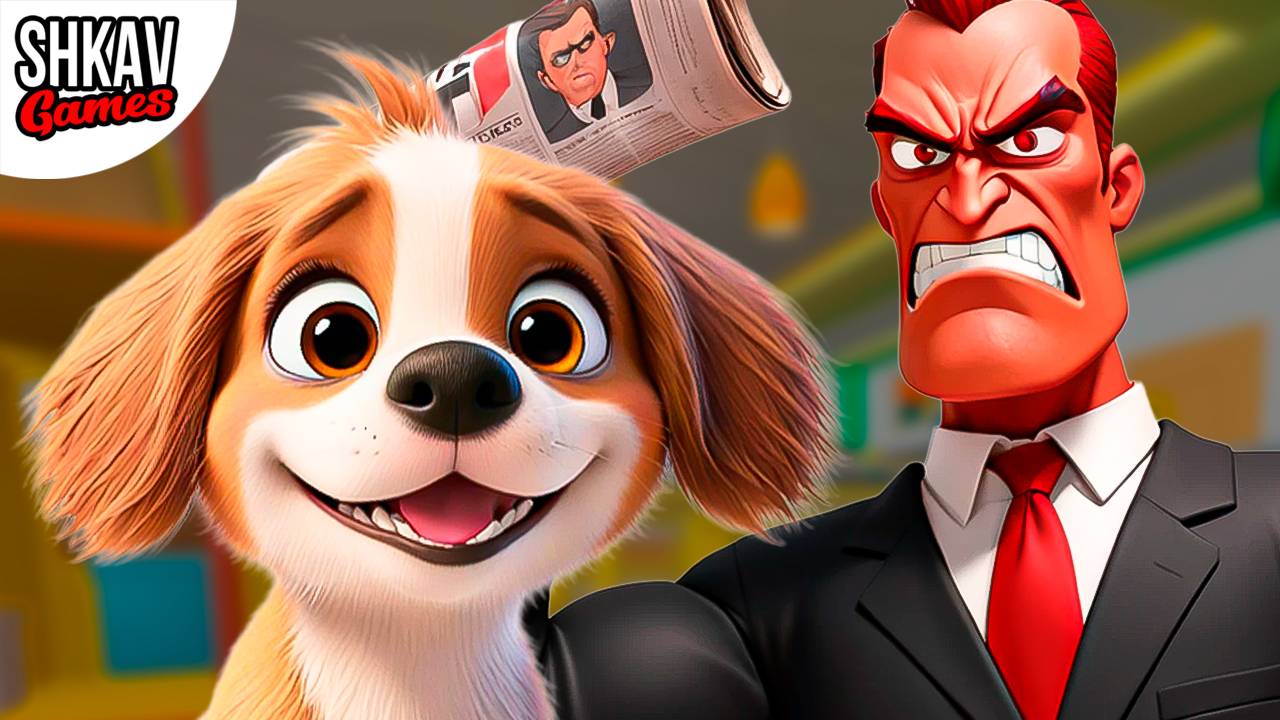 ПЁС РАЗОЗЛИЛ ХОЗЯИНА И ПОЛУЧИЛ ГАЗЕТОЙ! Dog Plan VR! смотреть онлайн