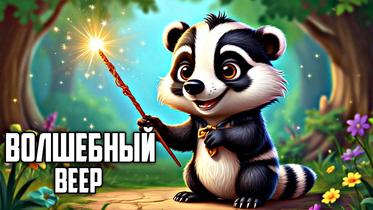 Сказки для детей | аудиосказки | детские сказки| Барсук и Волшебный Веер| добрые сказки| смотреть онлайн