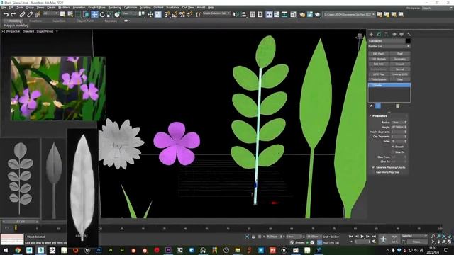 120、植物3 草、花小植物贴图制作-模型部分2 смотреть онлайн