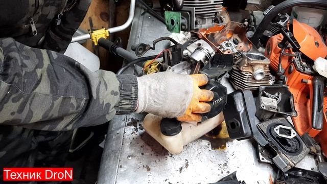 Мотокоса Хетер Не заводится.Купили новую, произвели сразу эти действия и все будет работать. смотреть онлайн