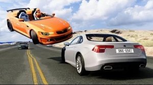Автокатастрофы на высокой скорости #248 - BeamNG Drive