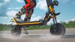 Испытываем самый быстрый серийный электросамокат в мире! 13500 вт! Kaabo Wolf King GTR