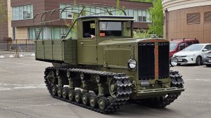 Артиллерийский тягач "Коминтерн", выставка "Моторы Войны" 26 апреля 2024