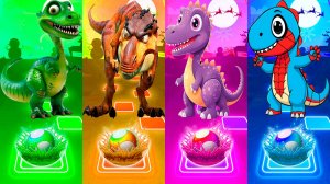 Динозавры - Мультики про Динозавров | МУЛЬТФИЛЬМЫ ДИНОЗАВРЫ в Tiles Hop 104 серия