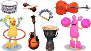 Остров Золота - Все Актёры Озвучки и Инструменты Монстров (My Singing Monsters, Мои Поющие Монстры)