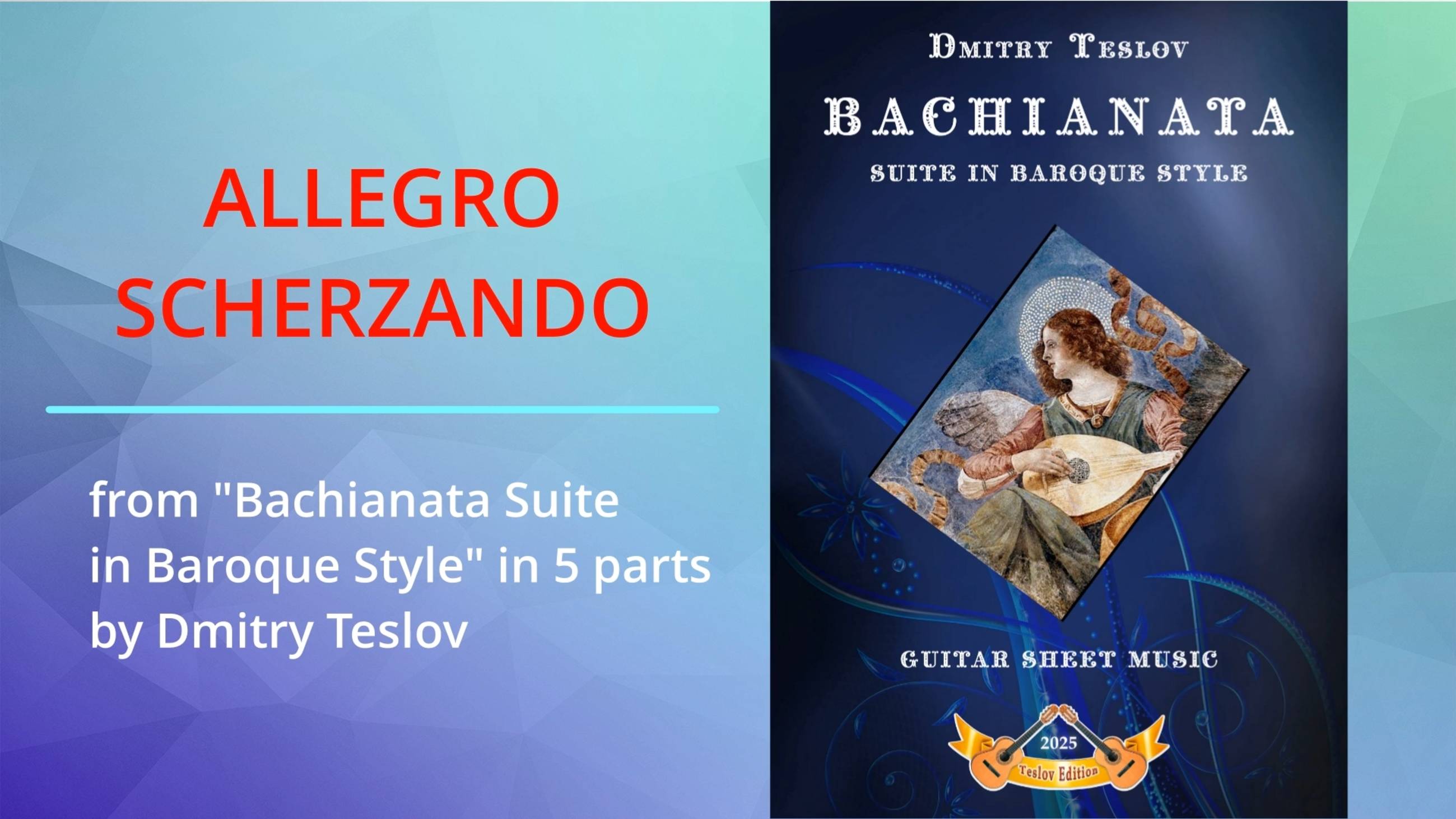 ALLEGRETTO SCHERZANDO из сюиты  Дмитрия Теслова "БАХИАНАТА"