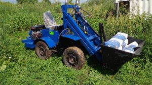 Самодельный мини погрузчик, продаю.