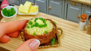 Мини Крошка Картошка! 🥔  Мини Кухня 🤗  Готовка в Миниатюре