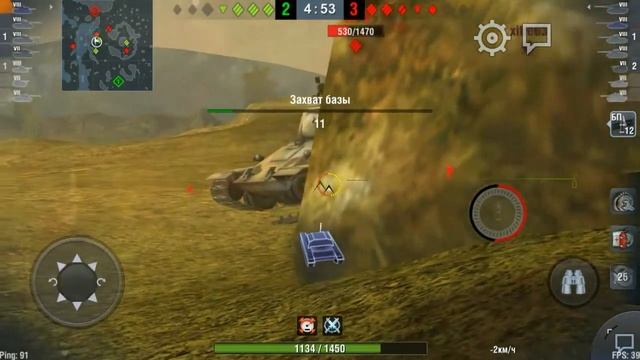 Обзор танка АТ 15 | Wot blitz смотреть онлайн