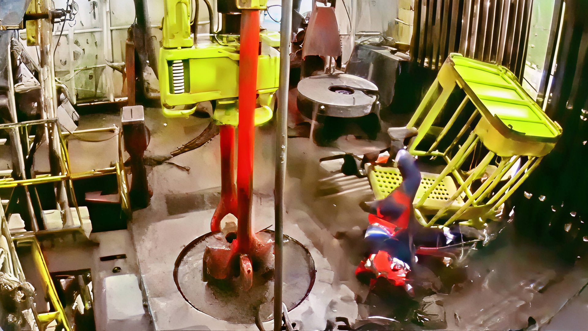 Жесть! Во время подъёма рабочих в монтажной корзине, порвался трос на вспомогательной лебедке. смотреть онлайн