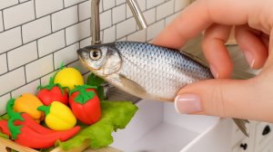 Простой Рецепт Запеченной Рыбы в Духовке 🐟😋 Вкусная Мини Рыбка 👌 Мини Кухня