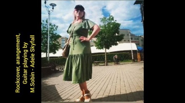 Rockcover arangement guitar playing by M.Sobin - Adele Skyfall