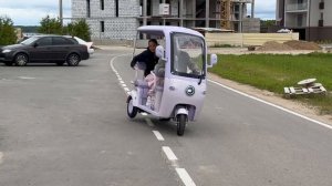 🔥Новинка✅Электрический трицикл с крышей 💎 МAIКАOLIN Тrikе 1200w 60/20Ah