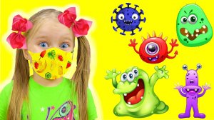 Детская песенка про маски на английском языке