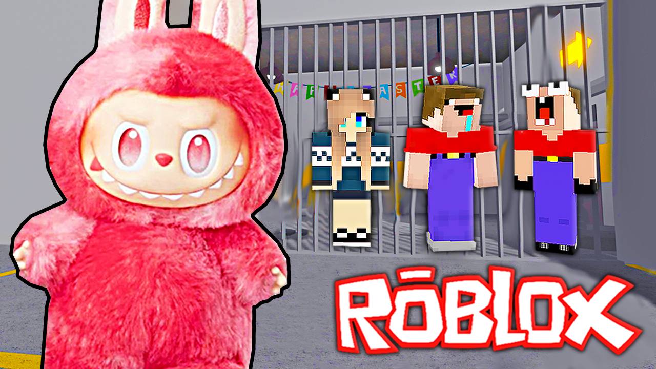 2 НУБА И ДЕВУШКА ПРО ПОПАЛИ В ТЮРЬМУ ЛАБУБУ БАРРИ В РОБЛОКС ! ПОБЕГ ИЗ ТЮРЬМЫ ROBLOX смотреть онлайн