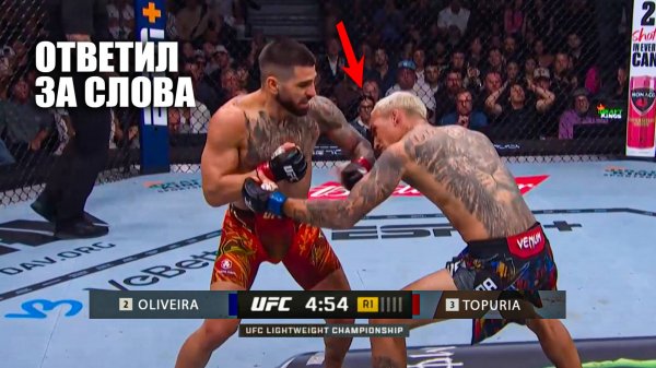 НОКАУТ С 1 УДАРА! Полный Бой Илия Топурия vs Чарльз Оливейра UFC 317 Ilia Topuria - Charles Oliveira
