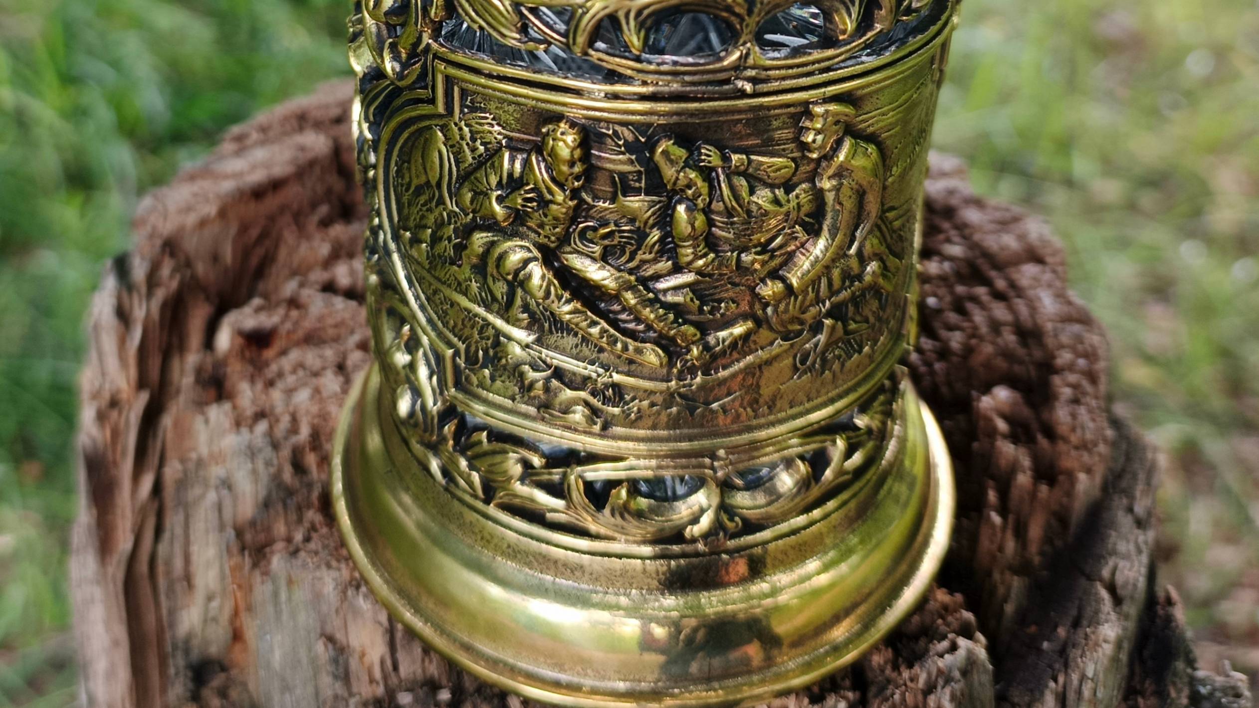 Подстаканник Охотники на привале