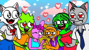 СПРУНКИ Взрослеют, Пары влюбляются друг в друга! мультфильм "Суперсемейка Спрунки" Мультяшка