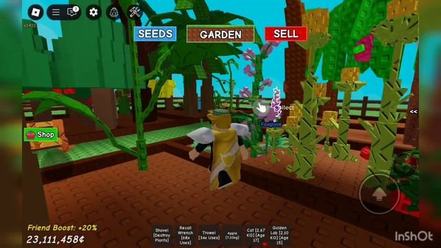 ИГРАЮ В ОЧЕНЬ ПОПУЛЯРНЫЙ ПЛЕЙС В РОБЛОКСЕ ПОД НАЗВАНИЕМ ВЫРАСТИ САД смотреть онлайн