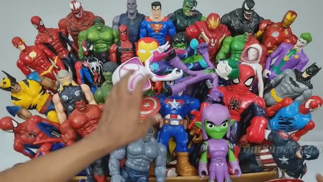 Обзор фигурки супергероев Marvel DC смотреть онлайн